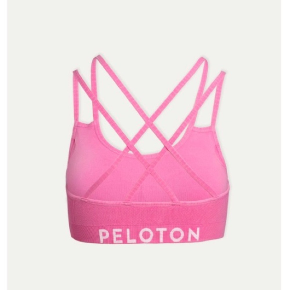 Peloton by NUX pink sports bra